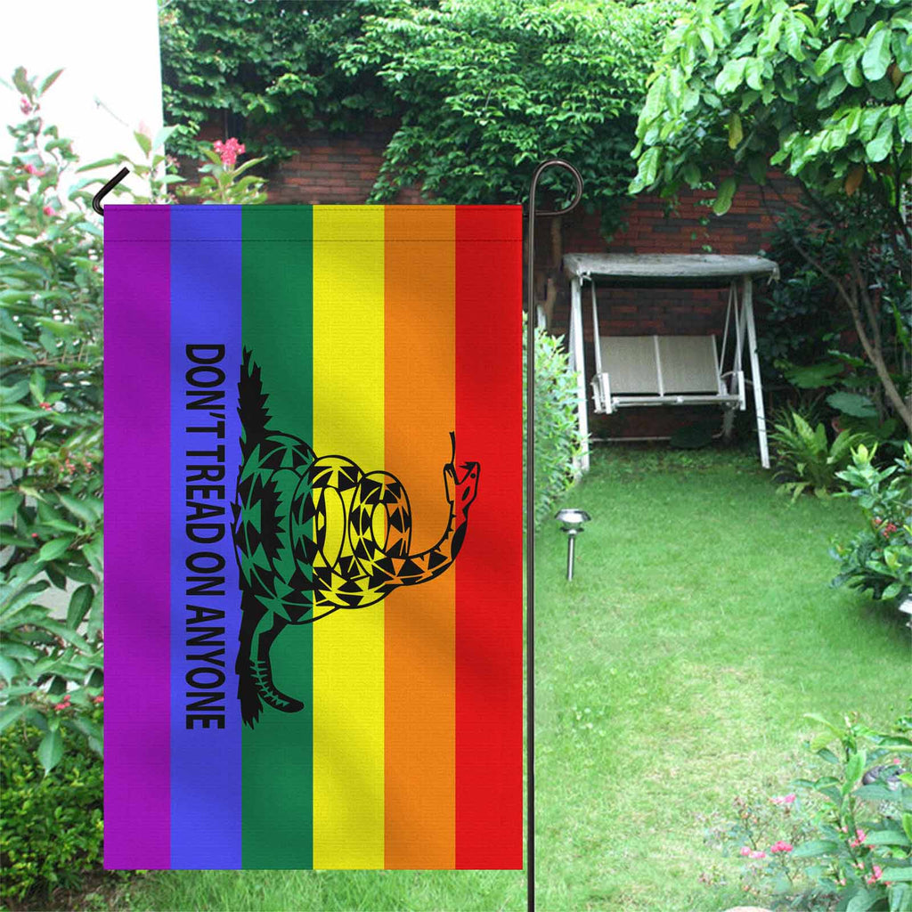 Don't Tread - LGBT  Two Sided Flag