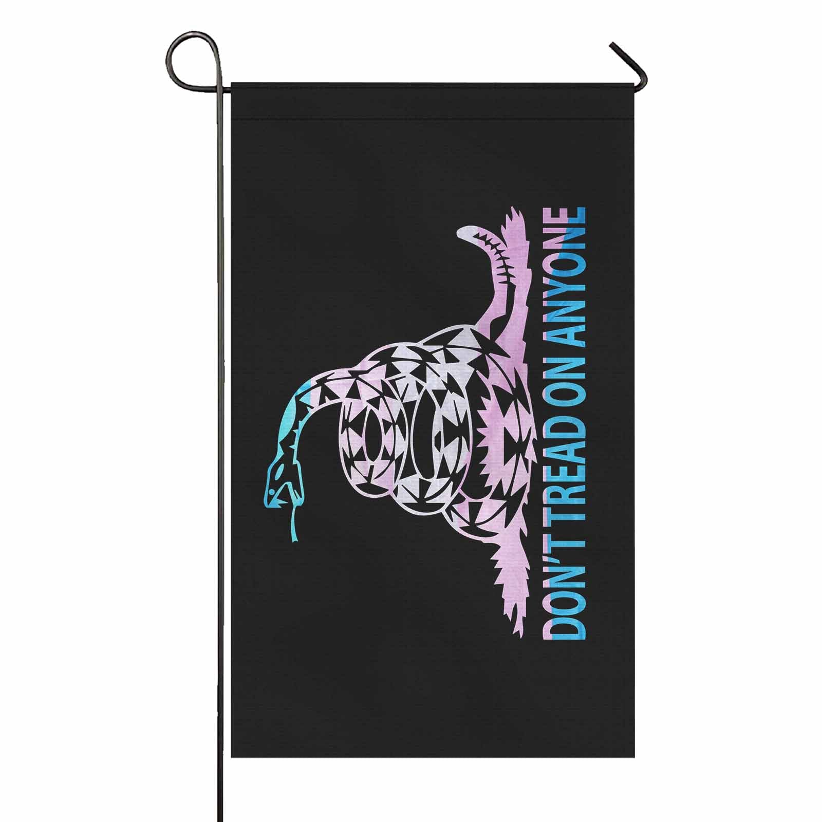 Don't Tread on Anyone - LGBT trans Two Sided Flag