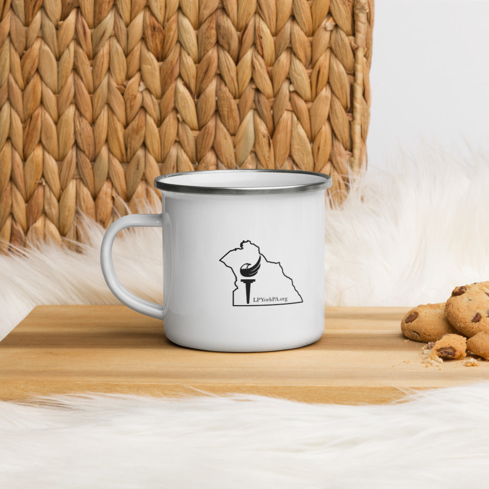 Libertarians of York PA Enamel Mug