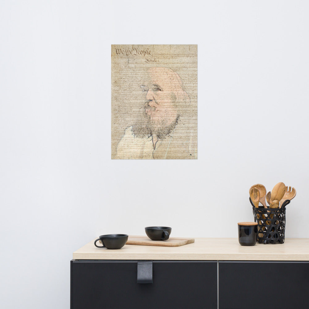 US Constitution Spooner Poster