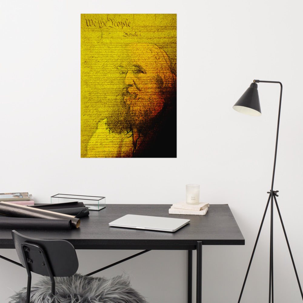 US Constitution Spooner Poster