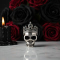 European Option Gothic Skull & Crown Pendant