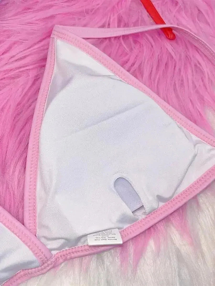 'Summer Crush' Sexy Cute Kitten Prints Swim Bikini Suit