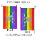 Don't Tread Snake -LGBT - trans Two Sided Flag