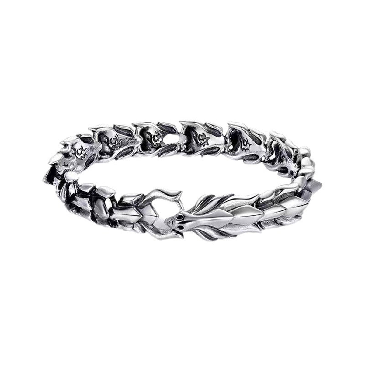 Men’s Dragon Bracelet with High-Quality Alloy and Brave Motif