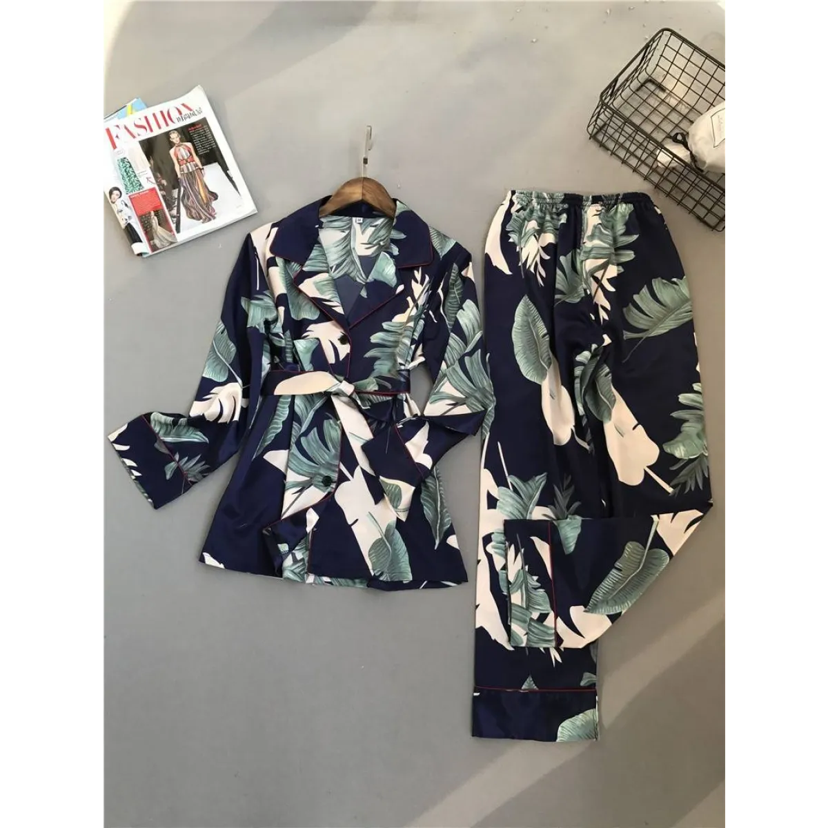 Flowers/Plant Pajama Set