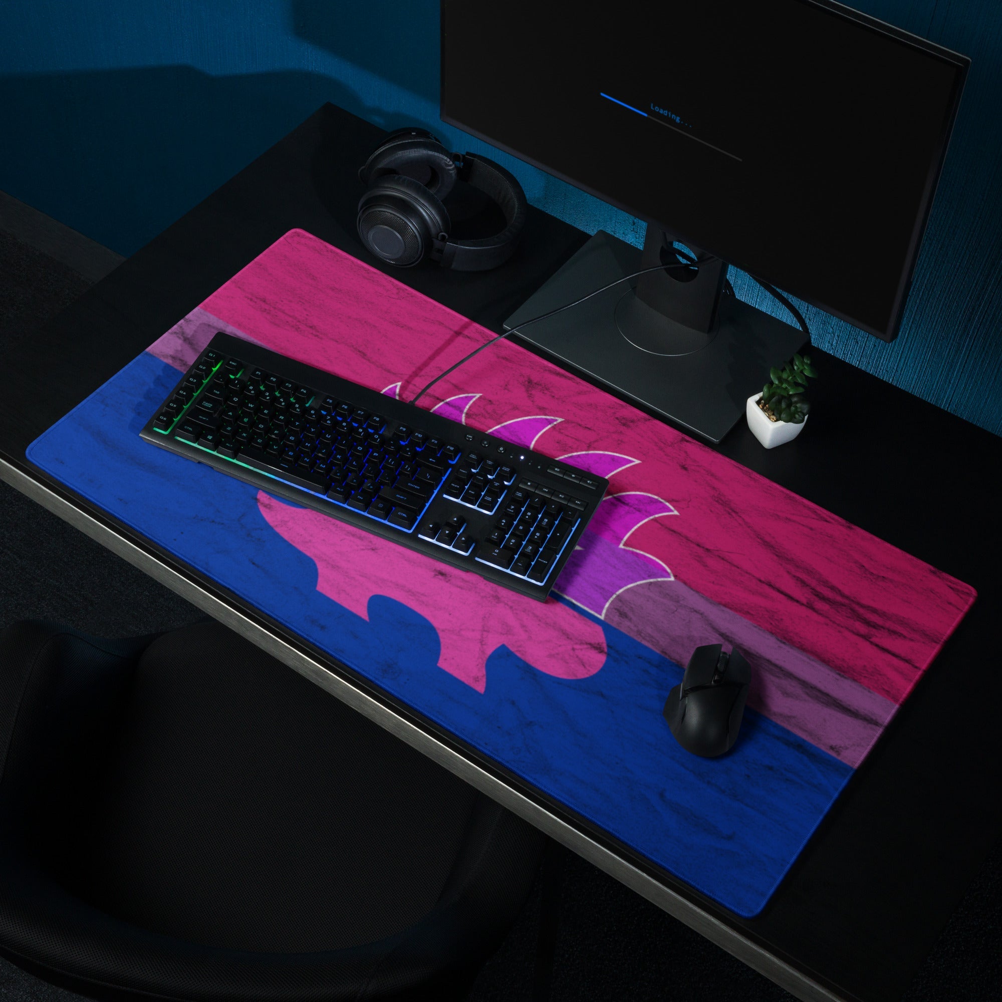 Libertarian Porcupine - LGBTQ - Bisexual Gaming mouse pad