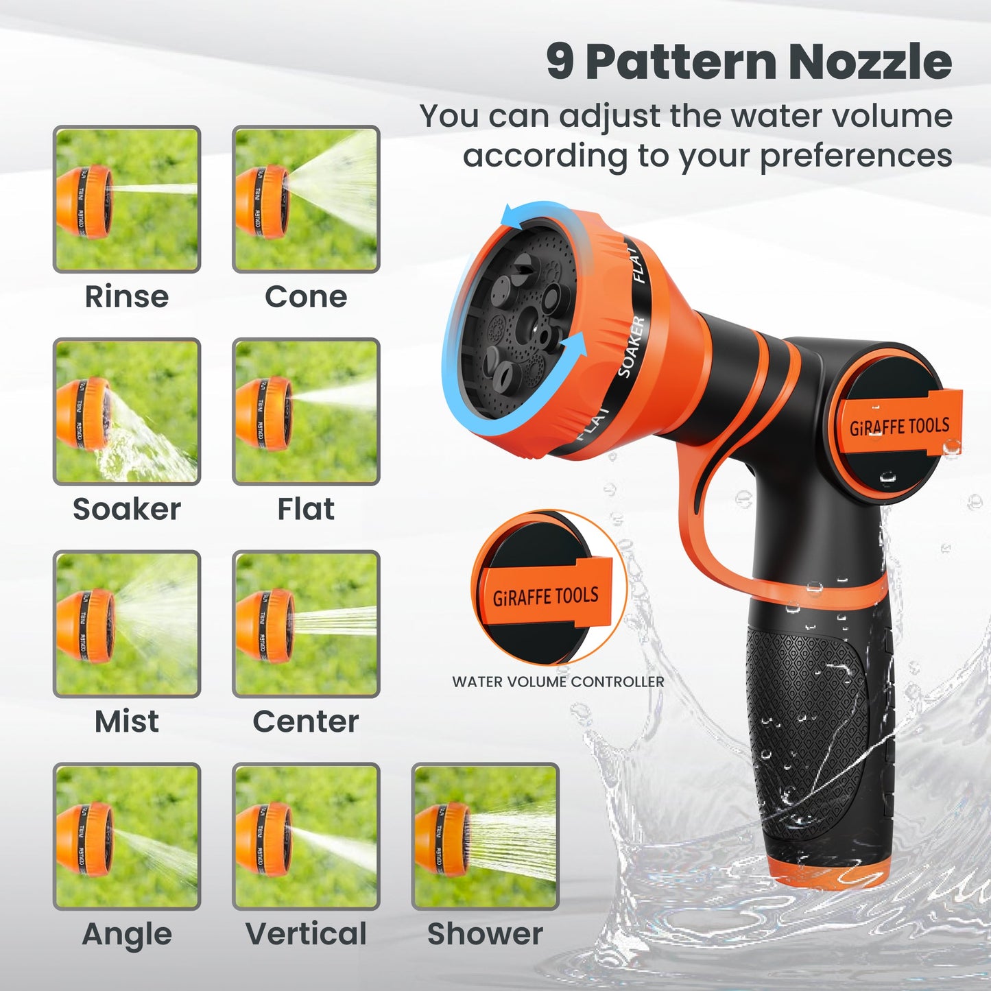 Retractable Garden Hose Reel-1/2 in-65ft