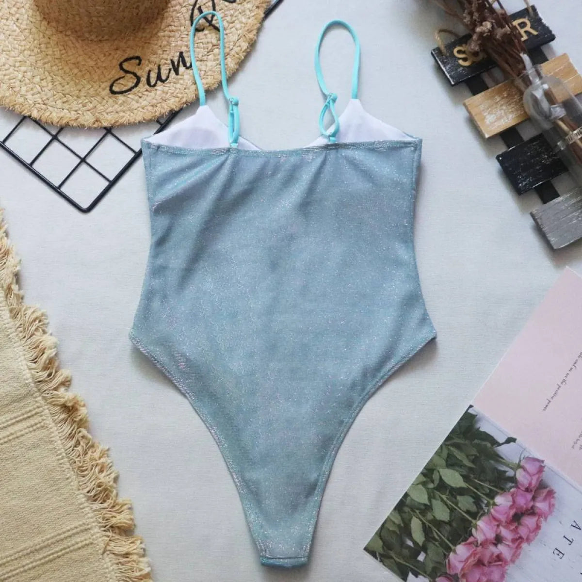 Glitter One-piece Swimsuits