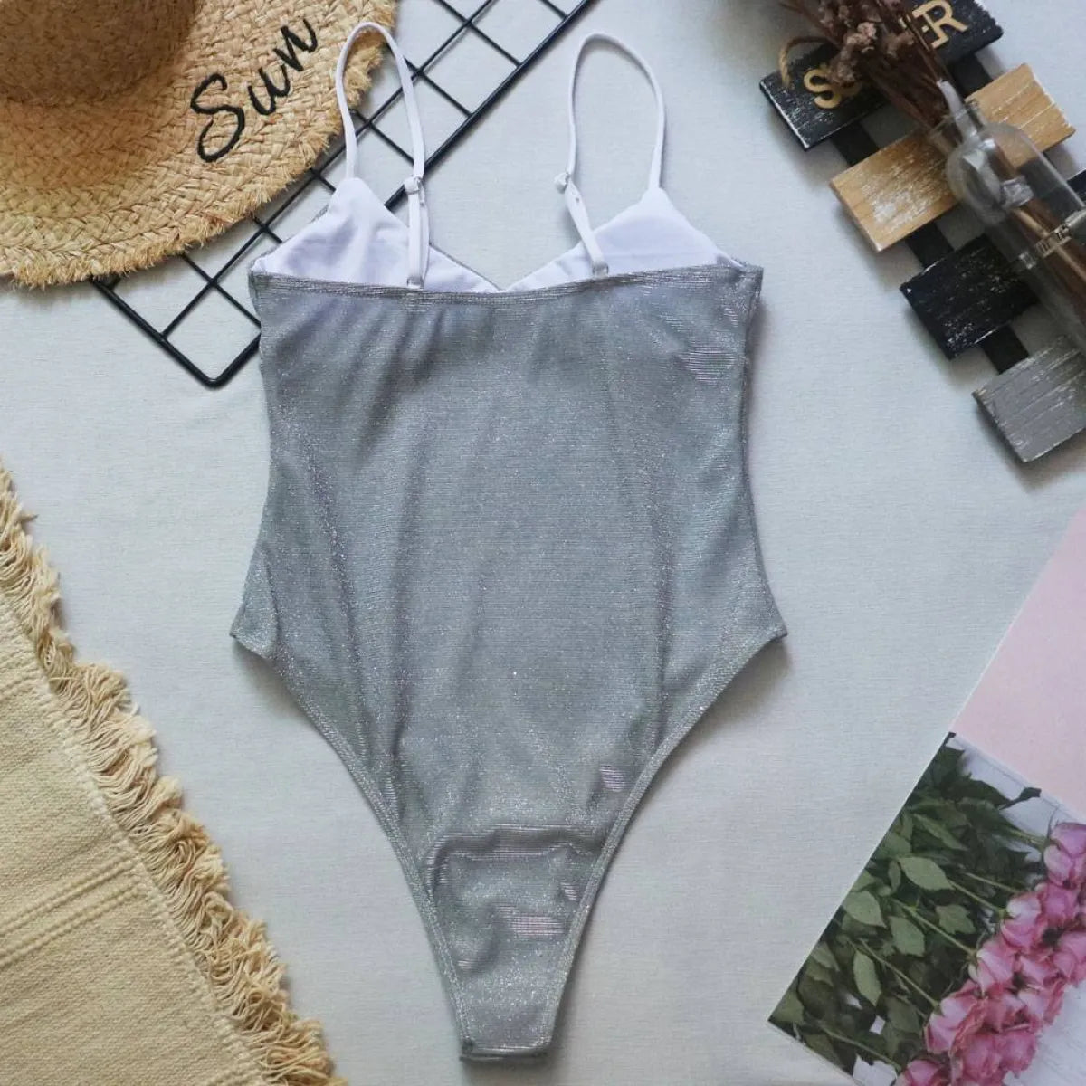 Glitter One-piece Swimsuits