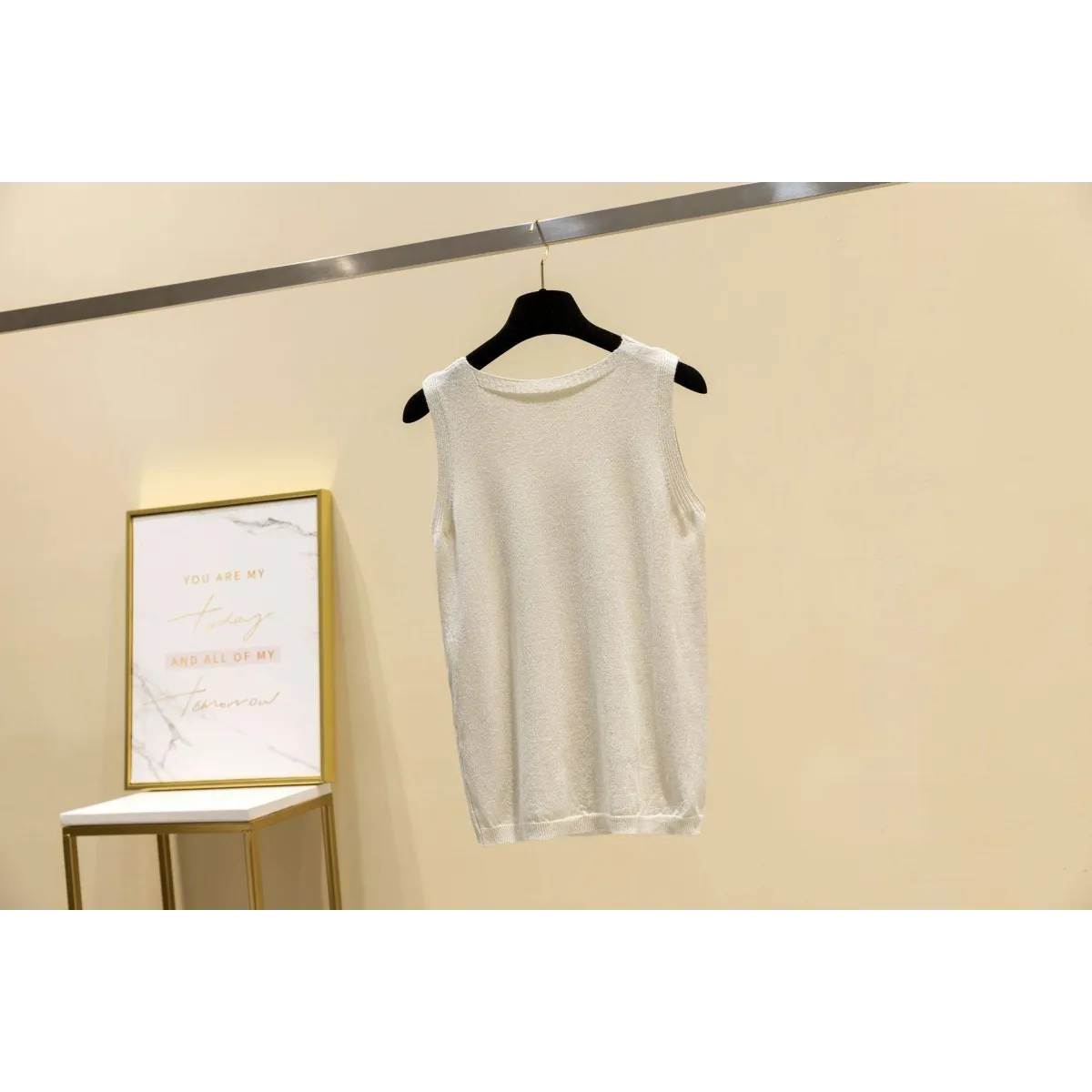 Glitter Print Tank Top