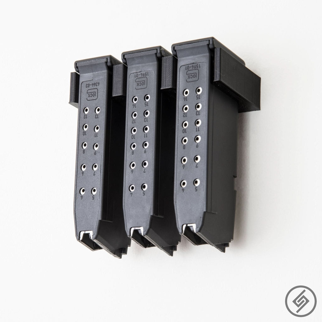 Glock Magazine Wall Storage Rack (3 Mag Capacity)