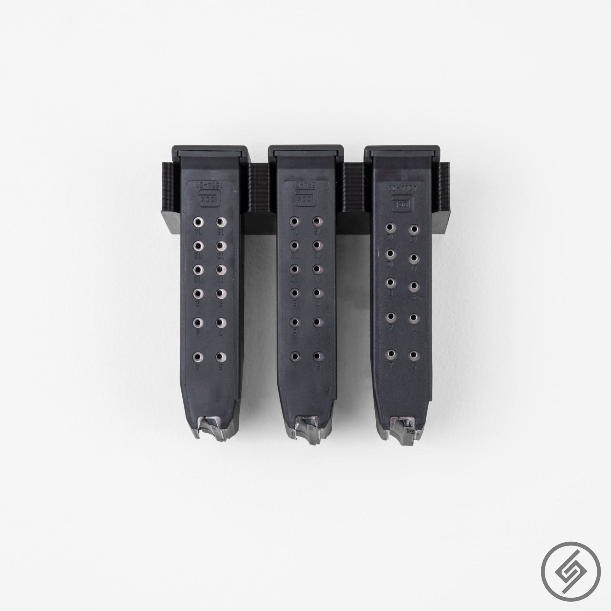 Glock Magazine Wall Storage Rack (3 Mag Capacity)