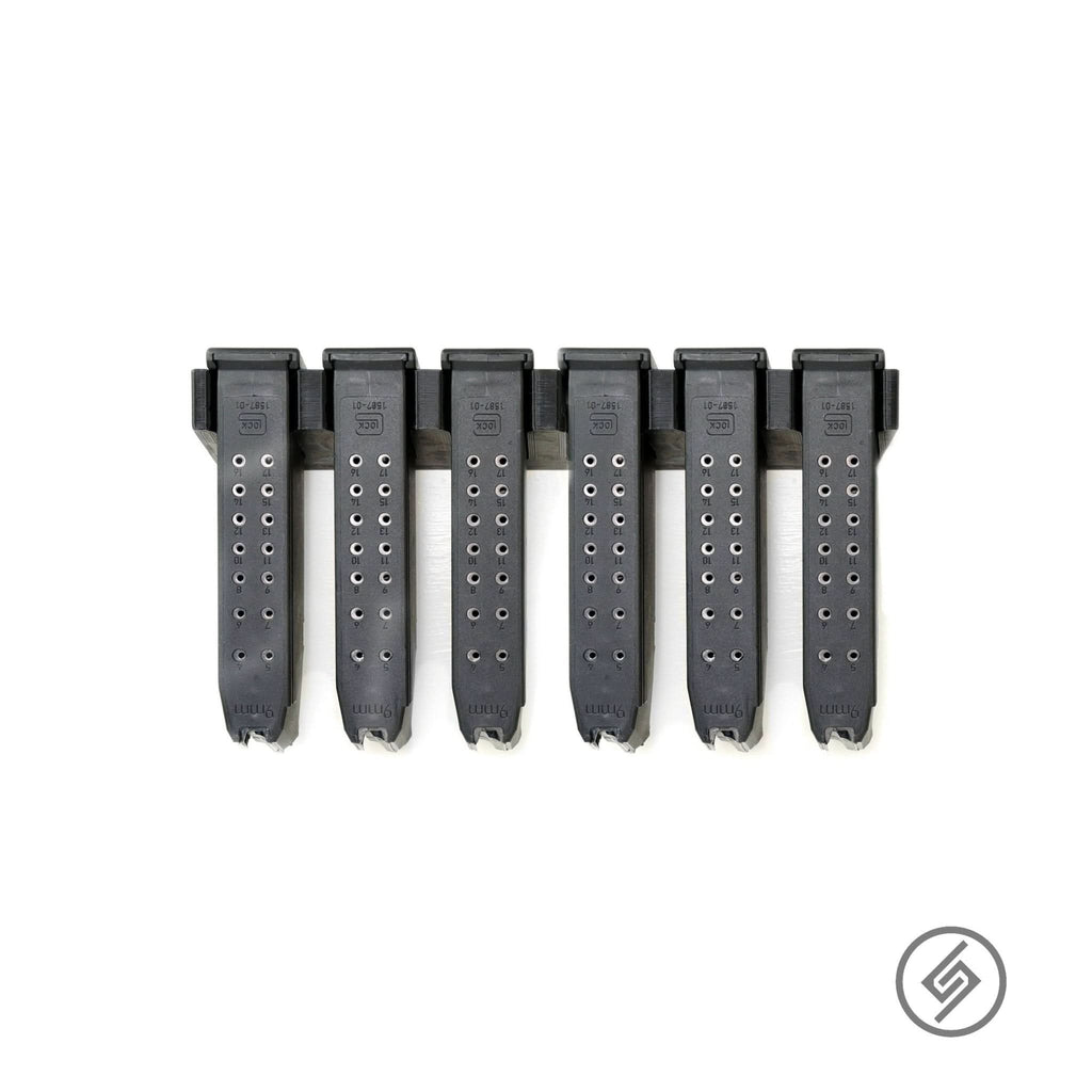 Glock Magazine Wall Storage Rack (6 Mag Capacity)