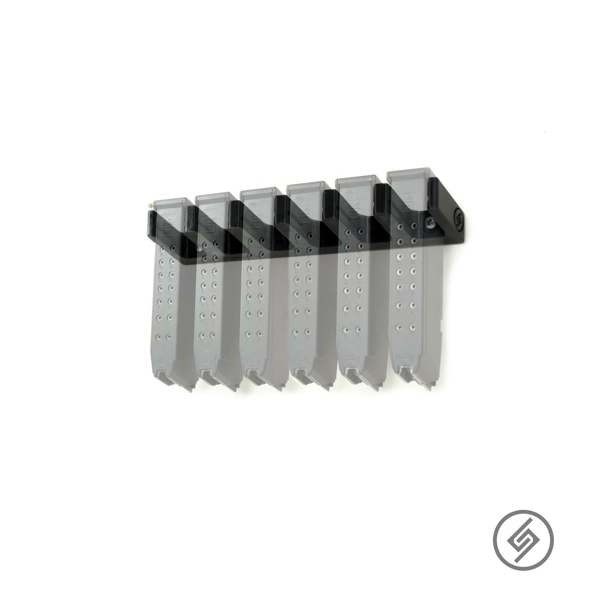 Glock Magazine Wall Storage Rack (6 Mag Capacity)