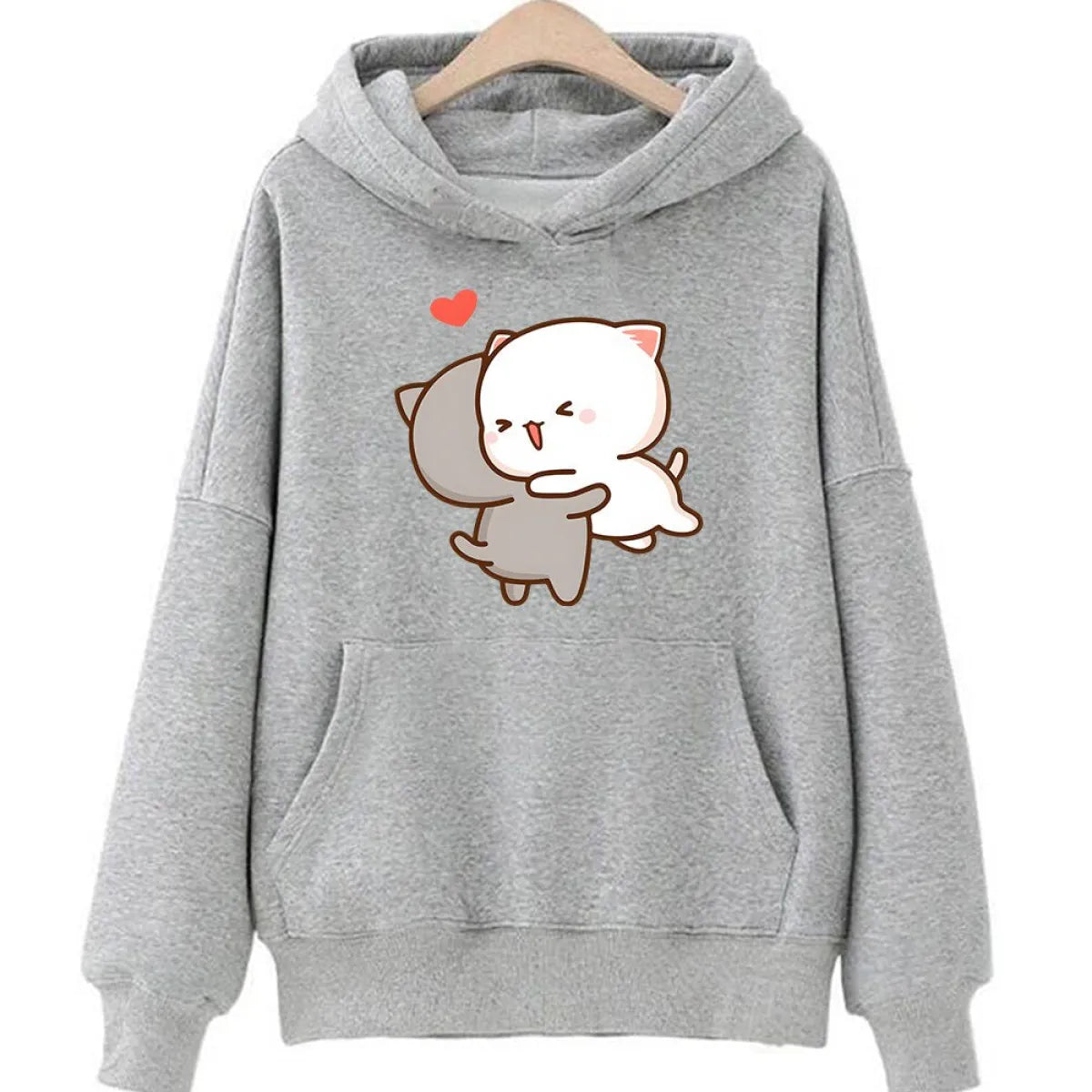 Peach & Goma Mochi Cat Love Hoodie