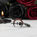Gothic Black Moon Rose & Butterfly Charm Series