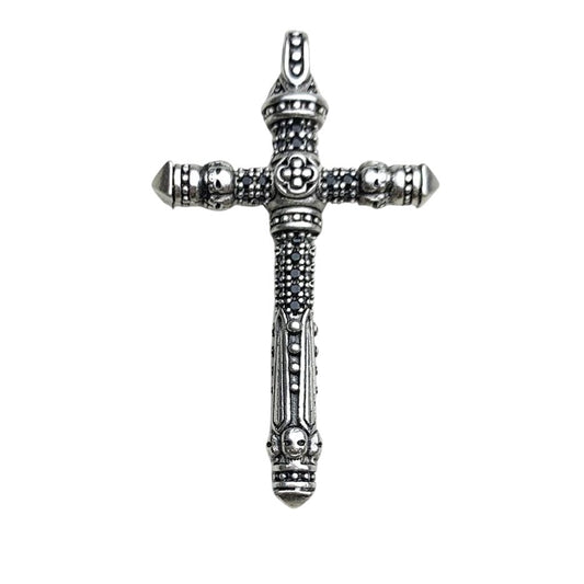 Gothic Cross with Diamond Option Sword Pendant