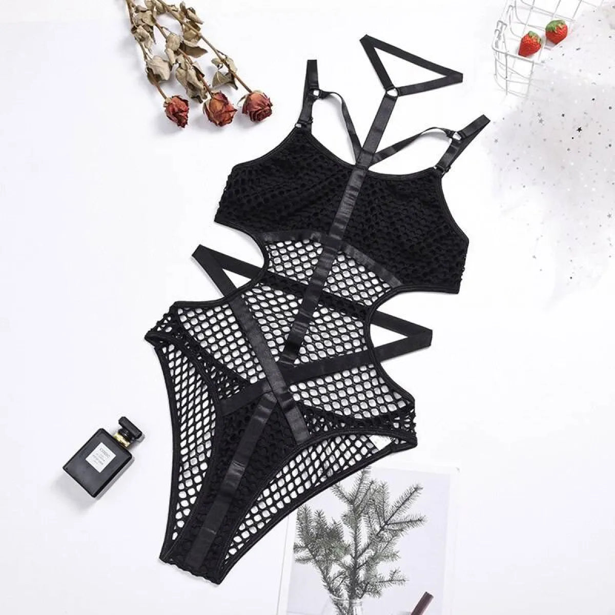 Gothic Fishnet Bodysuits