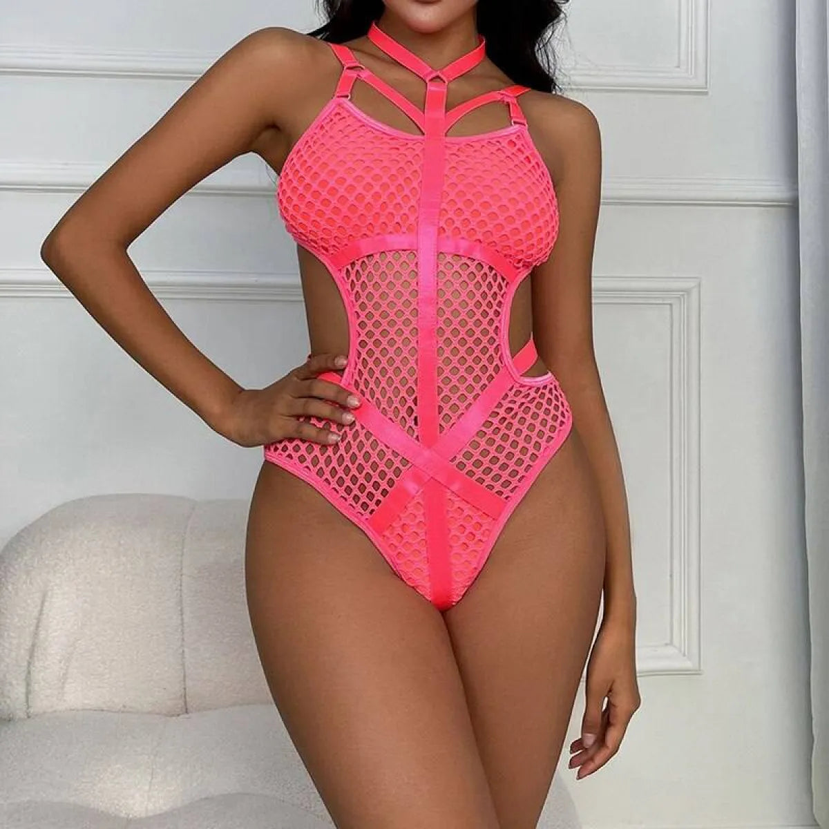 Gothic Fishnet Bodysuits