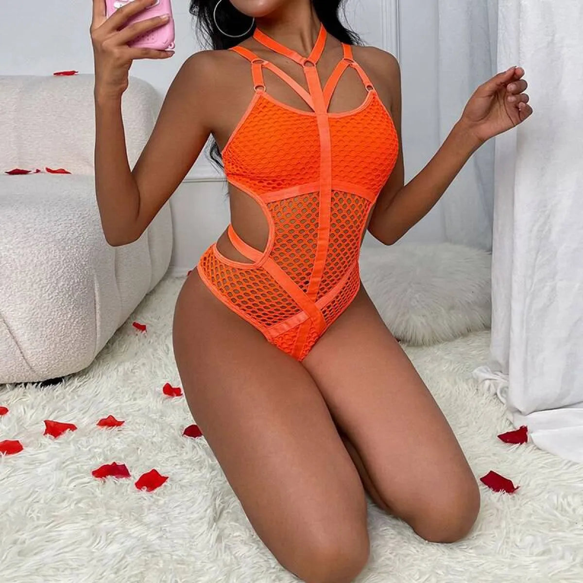 Gothic Fishnet Bodysuits