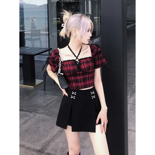 Gothic Harajuku Crop T-shirts