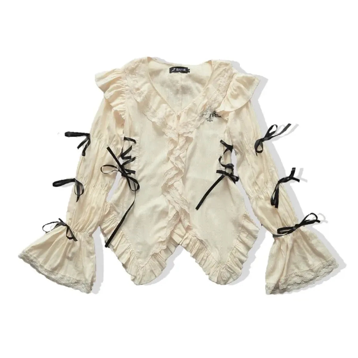 Gothic Lace Blouse – Irregular Harajuku Lolita Top