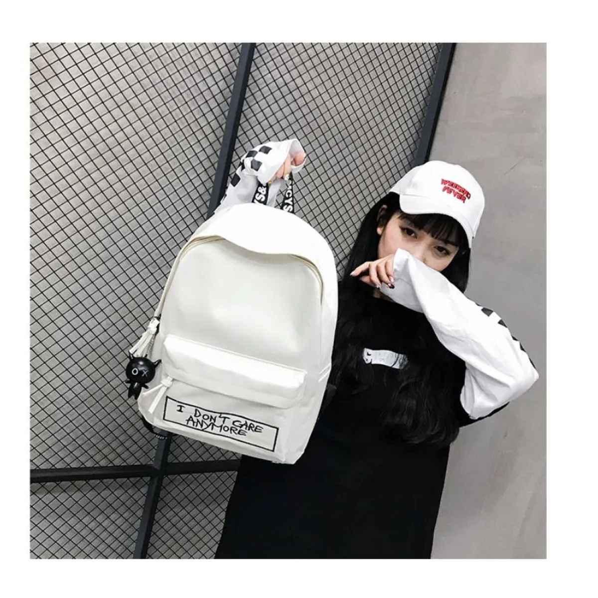 Harajuku Backpack - I Don't Care