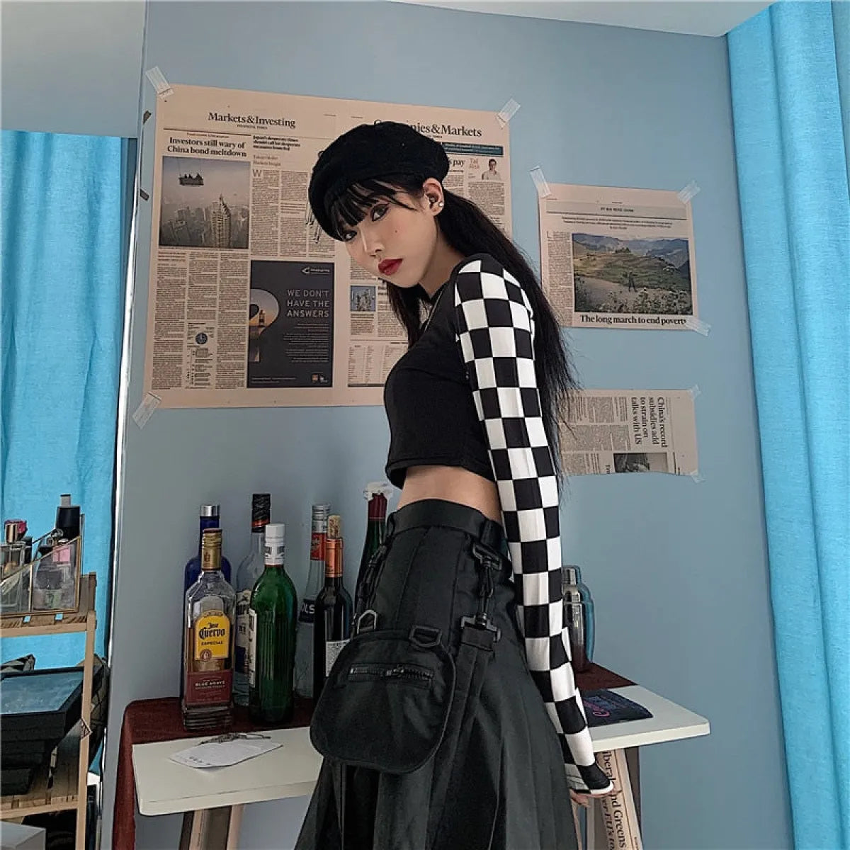 Harajuku Checkered Shirt