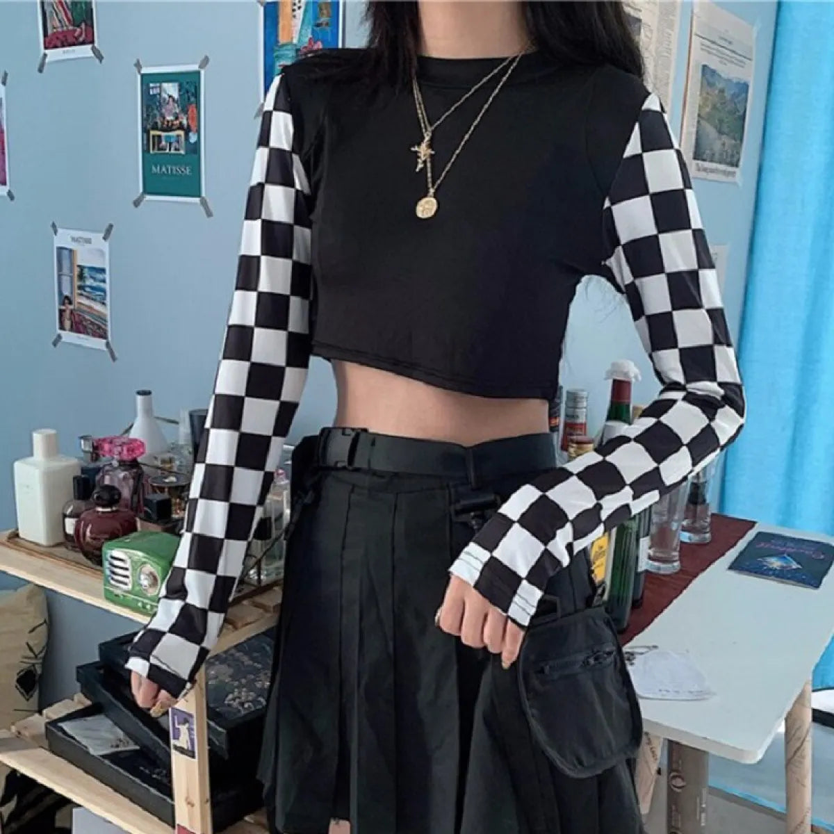 Harajuku Checkered Shirt