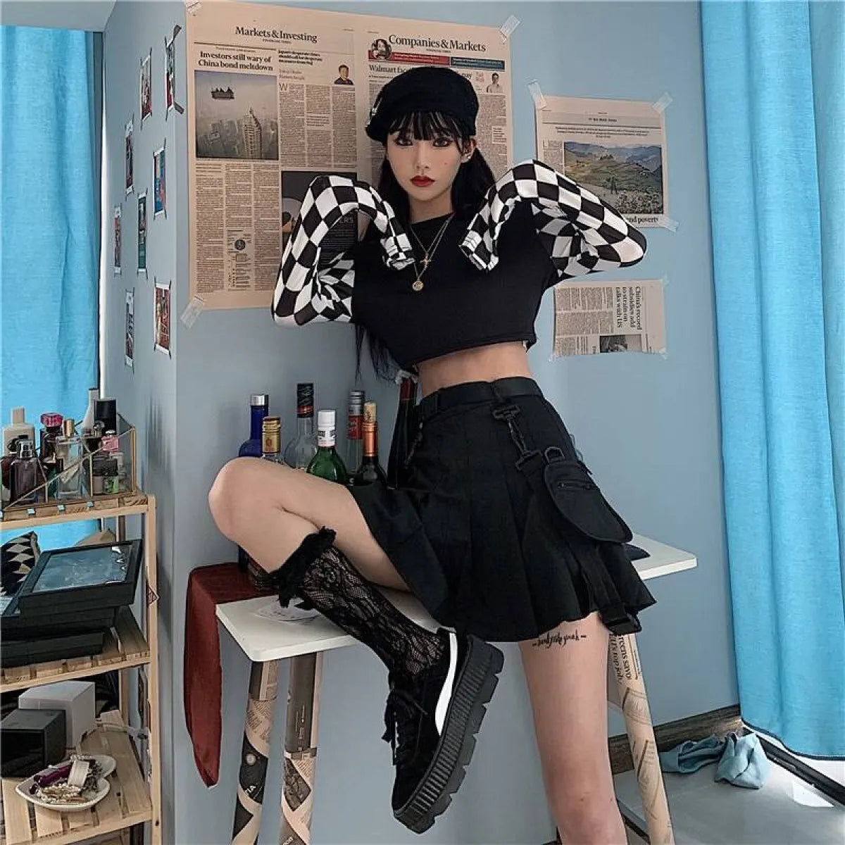 Harajuku Checkered Shirt