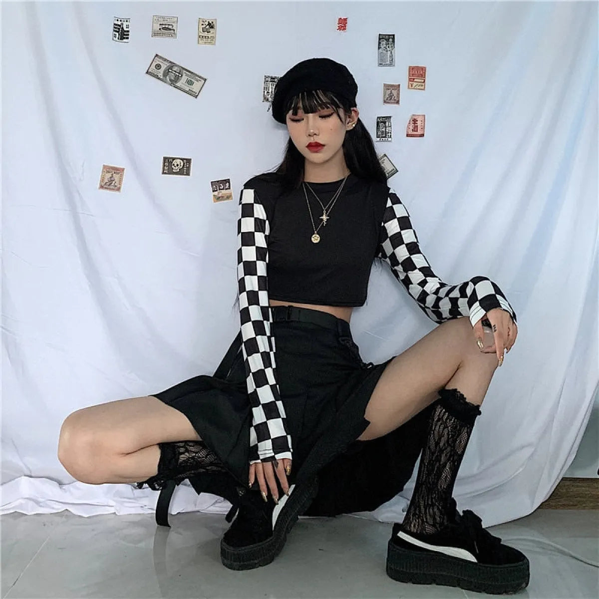 Harajuku Checkered Shirt