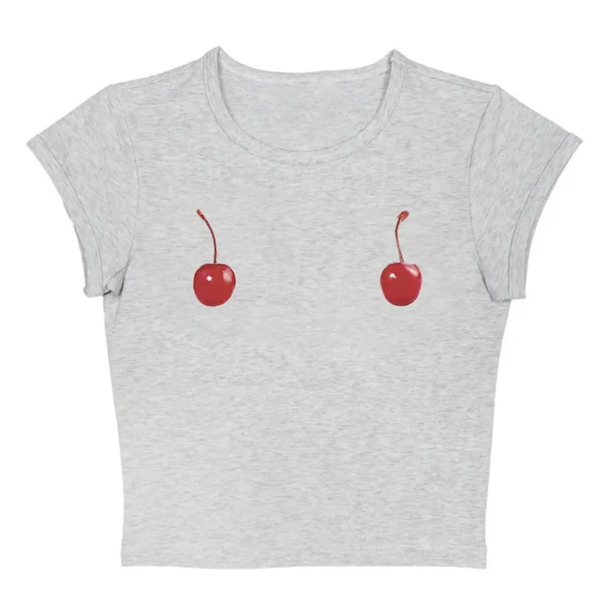 Harajuku Cherry Tee - Sleeveless Streetwear Crop