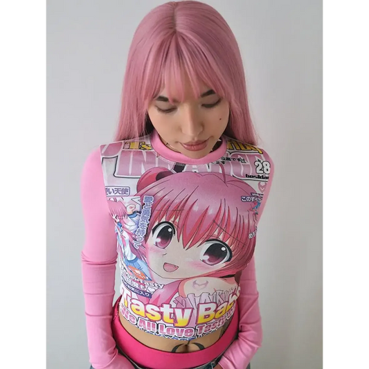 Harajuku Kawaii Anime Graphic Tee