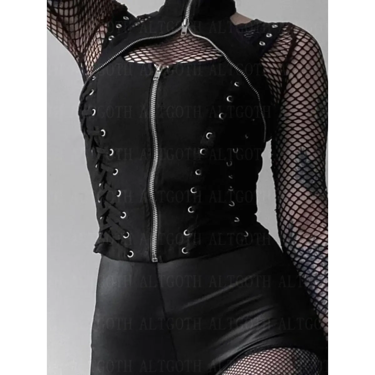 Harajuku Punk Grunge Halter Corset