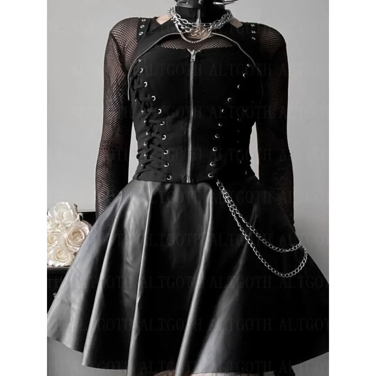 Harajuku Punk Grunge Halter Corset