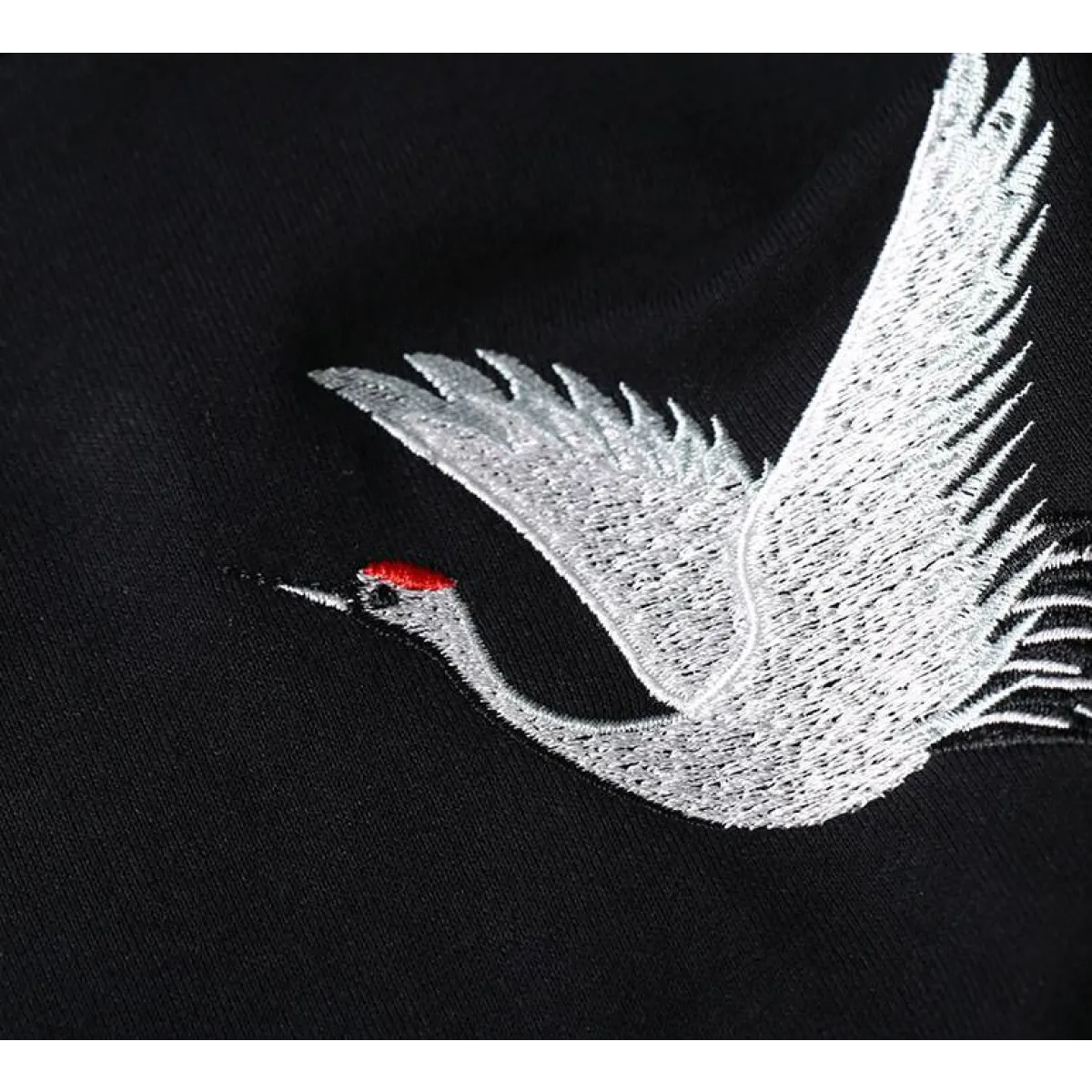 Harajuku Style Embroidered Hoodie