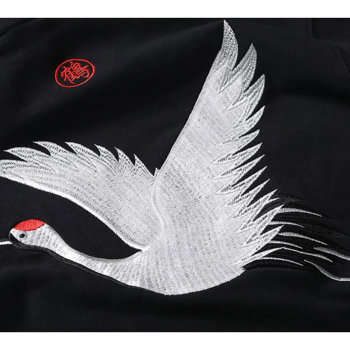 Harajuku Style Embroidered Hoodie