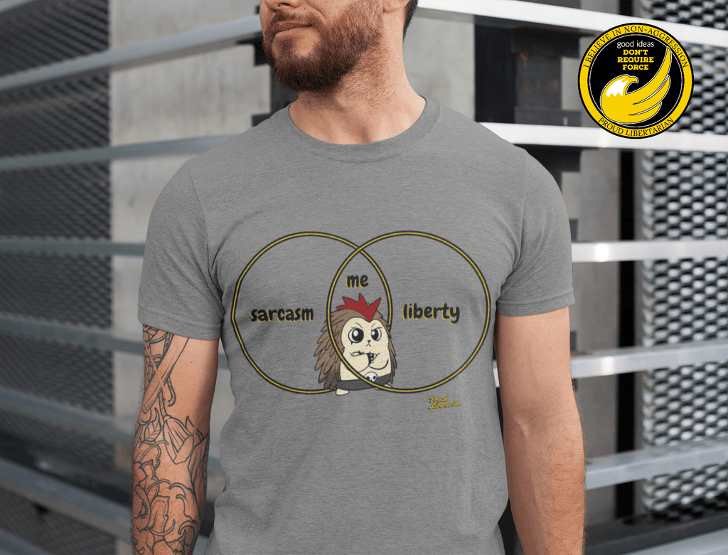 Sarcasm and Liberty Short-Sleeve Unisex T-Shirt