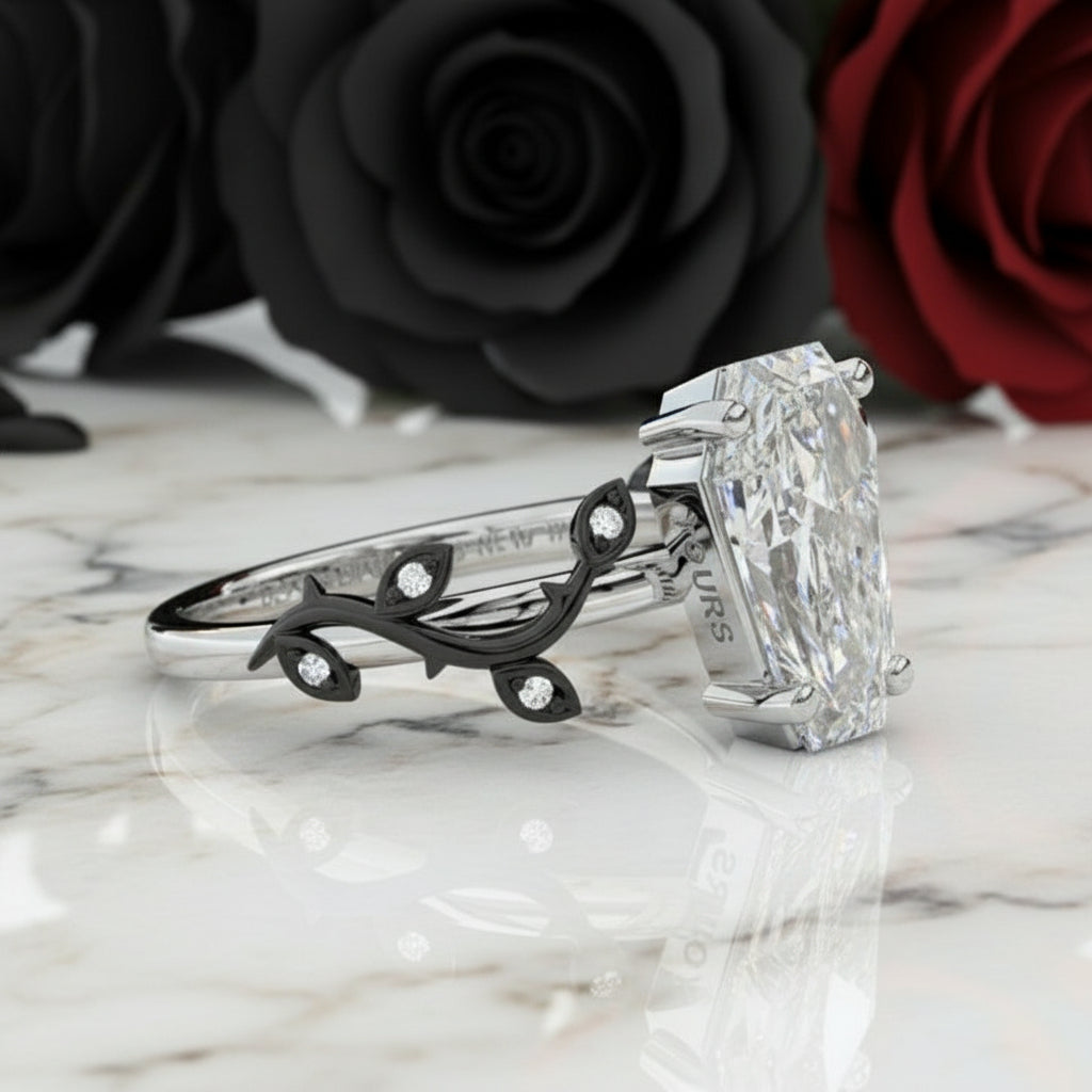Hell and Back Ring - Limited Coffin Cut Diamond Option Engagement Ring