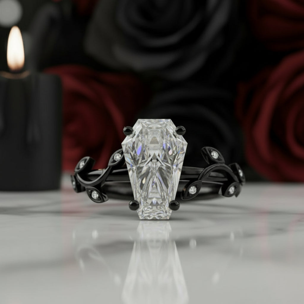 Hell and Back Ring - Limited Coffin Cut Diamond Option Engagement Ring
