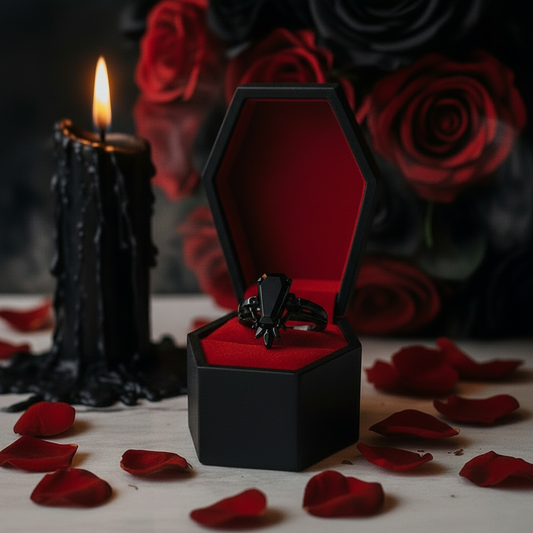 True Love Rings- 14k White Gold Limited Coffin Cut Diamond Option Rings