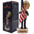 President Trump hugging American flag bobblehead – Proud Patriot collectible