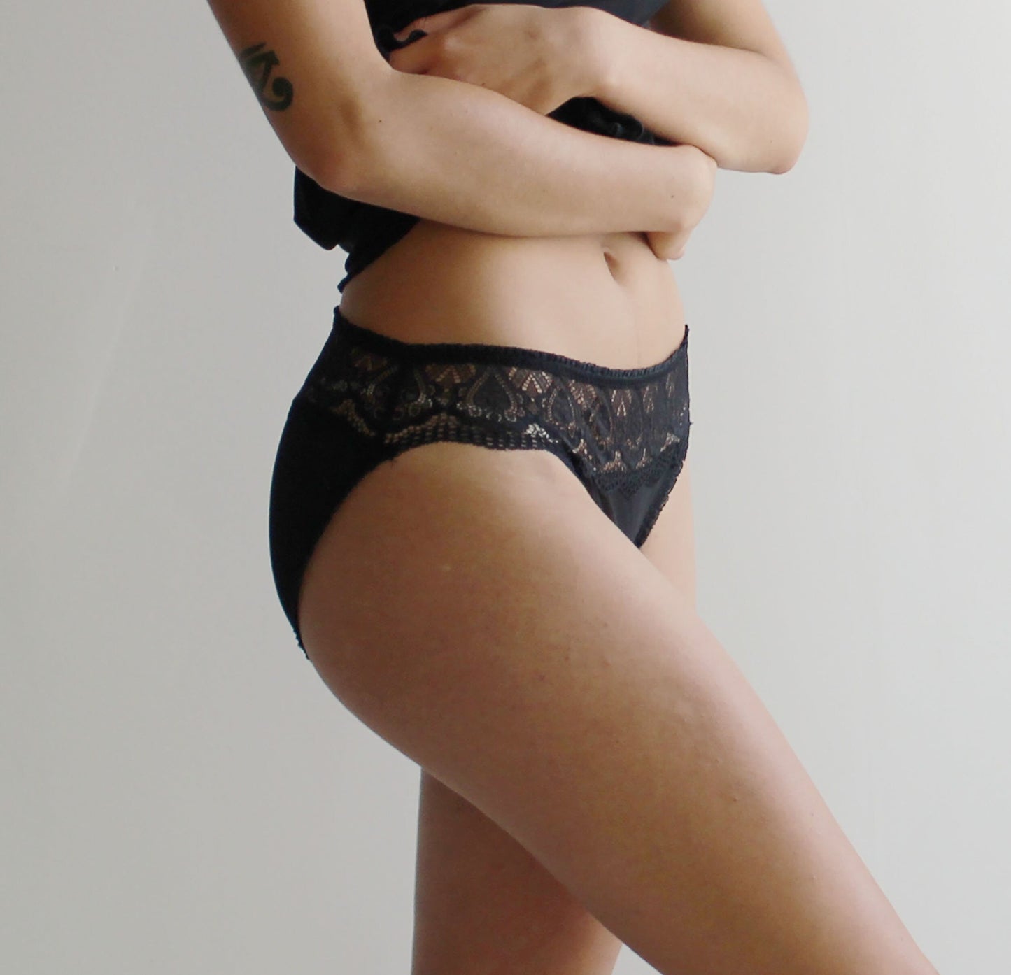 Sheer Lingerie Set includes lace trim babydoll camisole and panties