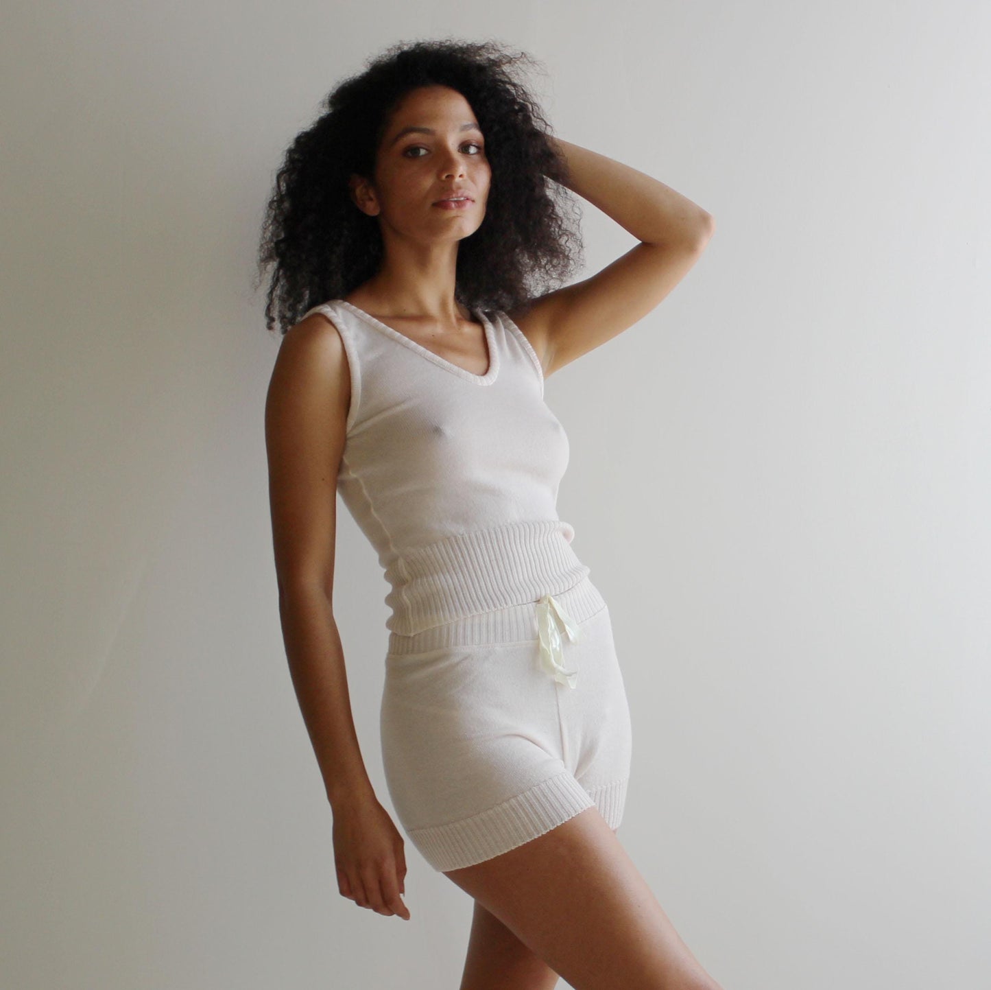 Merino Wool Sweater Knit Tank Top