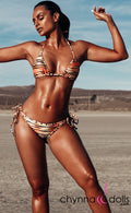 Laguna: String Bathing Suit in Tiger