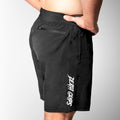 Gothic skull design athletic shorts for men