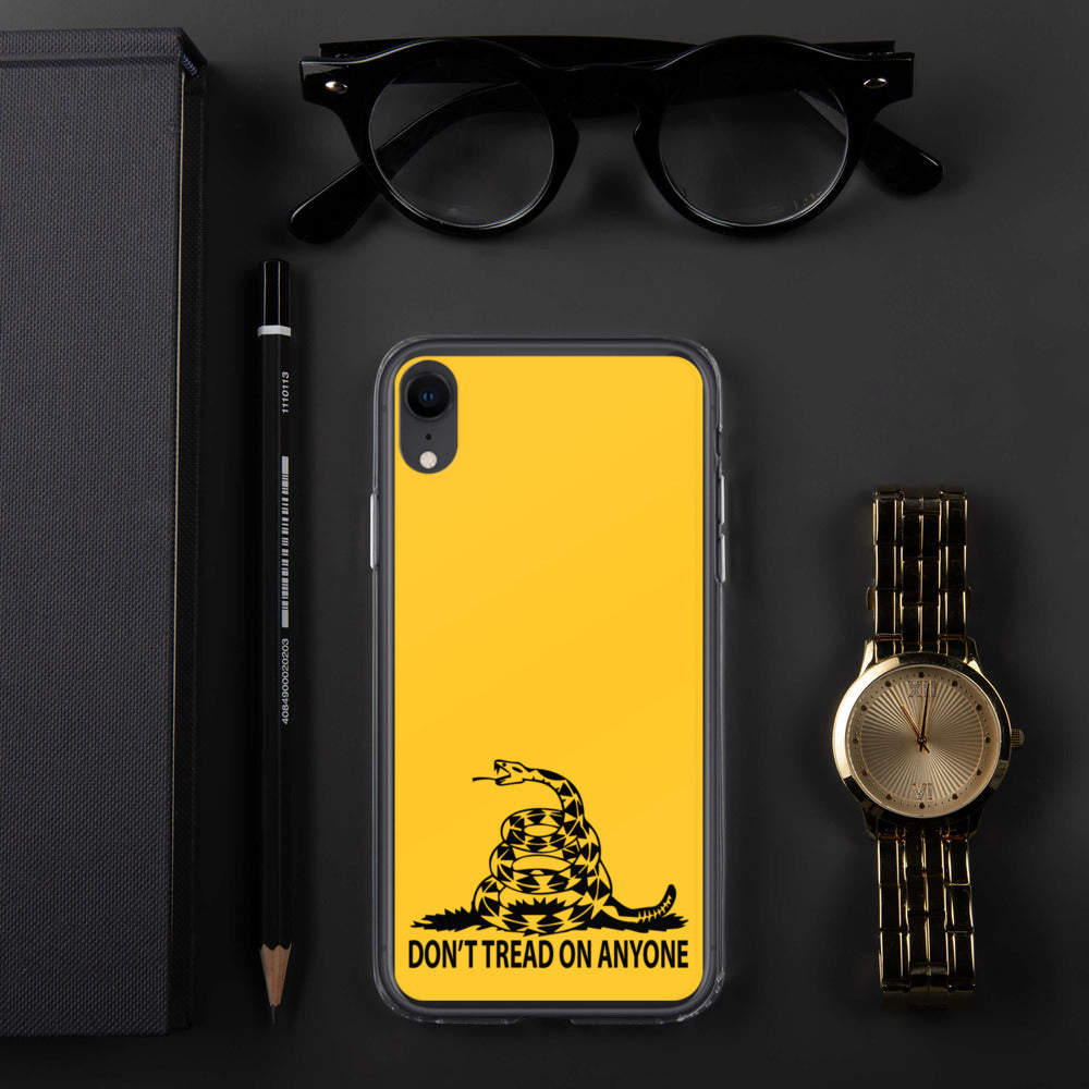 Don't Tread on Anyone iPhone Case