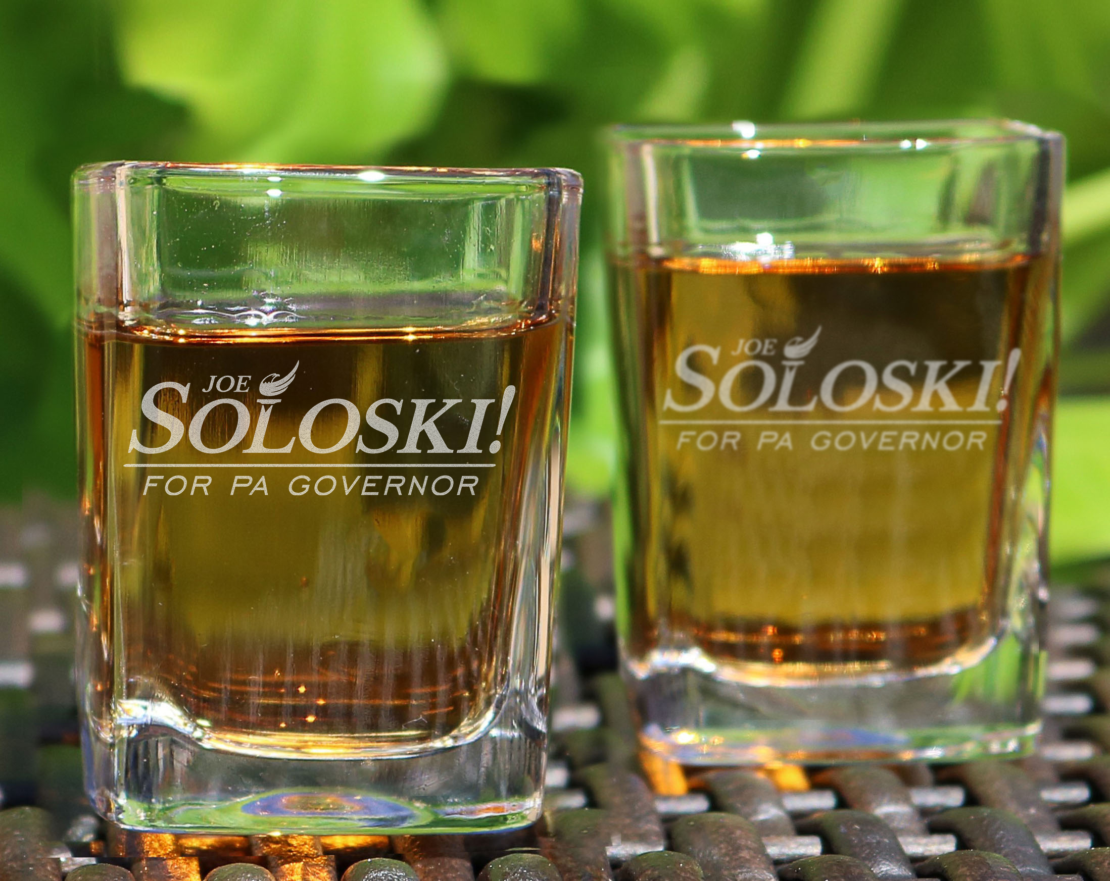 Joe Soloski for Governor of Pennsylvania Shot Glass