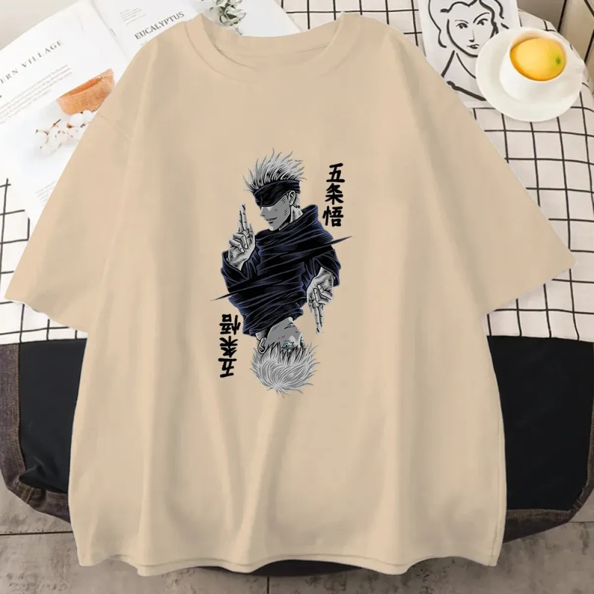 Jujutsu Kaisen Satoru Gojo Anime Print T-shirt